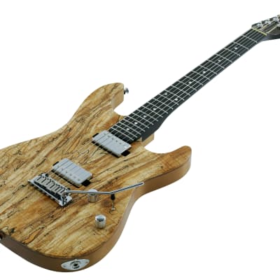 Gilmour New Standard  Spalted Maple, Transparent Natur | Spalted Maple Top, Ebony-FB, Ebony-Neck for sale