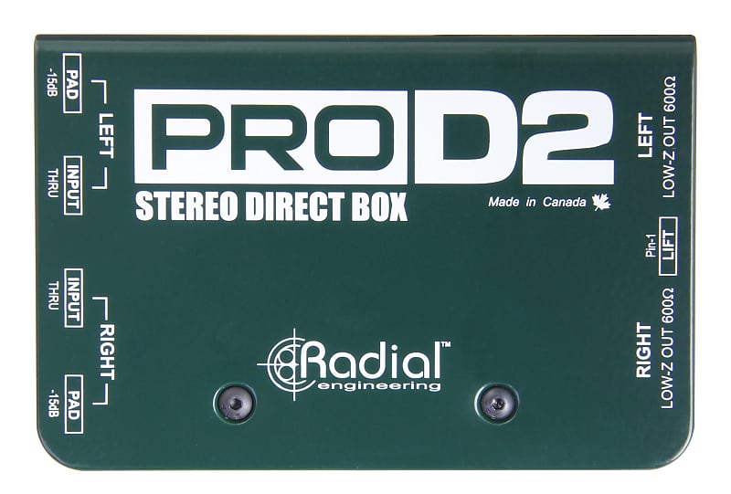 Radial ProD2 Stereo Passive Direct Box image 1