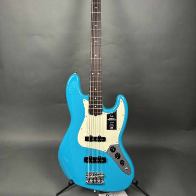 Fender American Professional II Jazz Bass - Miami Blue Rosewood image 1