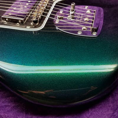 Fender Jazzmaster 2017 Custom Body w/ Wide Range Pickups, Metallic Moss Green image 8