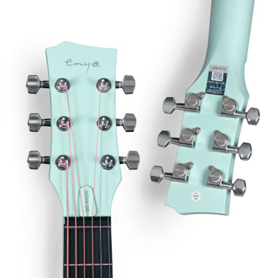 Enya Nova Go Carbon Fiber Acoustic Guitar Blue (1/2 Size) image 5