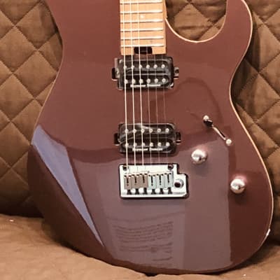 Cort G300PROVVB G Double Cutaway Solid Maple Top Basswood Body Roasted Maple Neck 6-Electric Guitar image 4