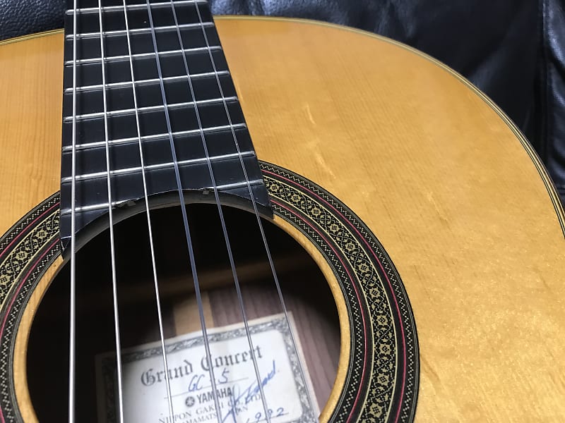 Time sale] Yamaha GC-5 by Ezaki (1982) - Grand Concert Classical Guitar -  Japanese Vintage | Reverb