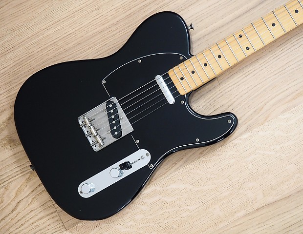 1993 Fender Telecaster '71 Vintage Reissue Electric Guitar Black TL71 Japan  MIJ Fujigen