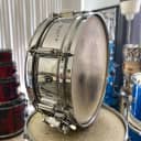 Rogers PowerTone 5x14" 8-Lug Brass Snare Drum with "Beavertail" Lugs 1963 - 1973 - Chrome