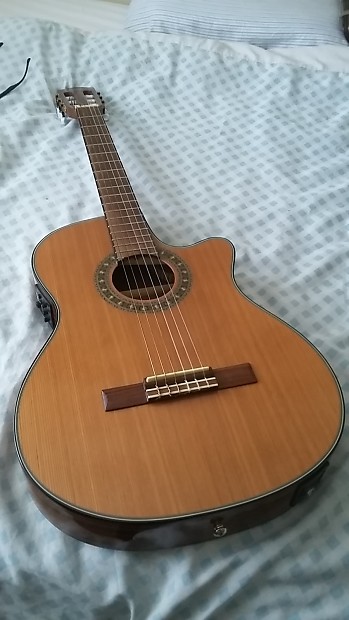 【ジャンク】Fender CN-240SCE NAT エレガット Fender CN-240SCE Classical Acoustic-Electric Guitar | zZounds