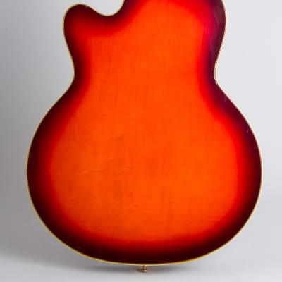 Guild  M-75 BluesBird Thinline Hollow Body Electric Guitar (1968), ser. #DD-184, period hard shell case. image 4