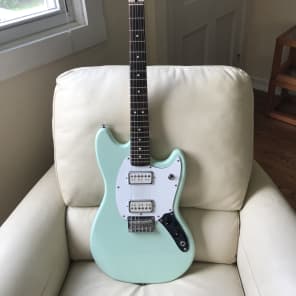 Squier bullet mustang hh surf green hot sale