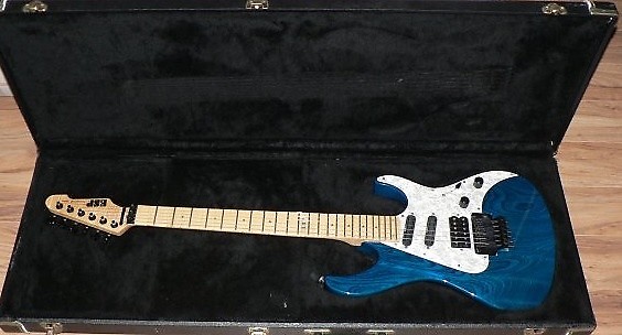 ESP Maverick Deluxe 1993 Trans Blue | Reverb