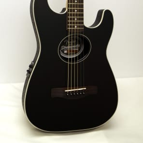 Fender stratacoustic blk sale
