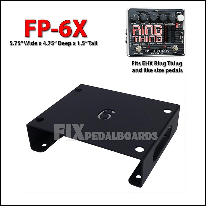 Fix Pedalboards FP-6X Pedal Riser black - fits Electro Harmonix