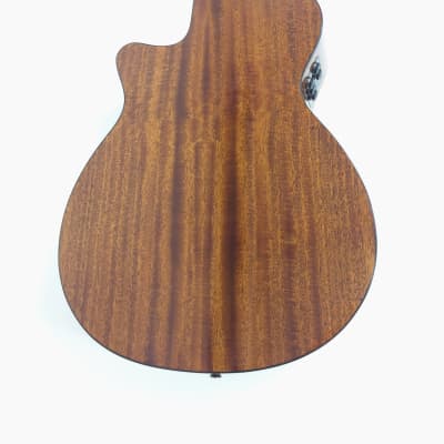 Caraya HSGYPSPCEQGC 40" OM Style Acoustic Guitar w/Built-in EQ/REVERB/CHORUS/DELAY Speaker Cutaway + Hard/Foam Case - w/Soft Gig Bag image 6