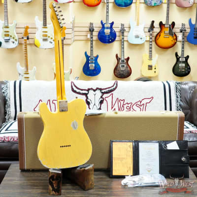 Fender Custom Shop Limited Edition 70th Anniversary Broadcaster (Telecaster) Relic Nocaster Blonde 7.50 LBS image 10