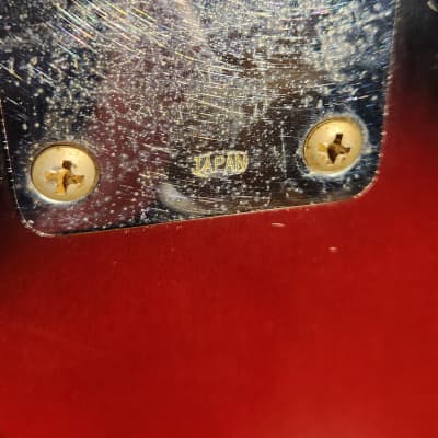 MIJ Teisco 3 Pick Up Electric Guitar Red Burst #1 New Frets image 15
