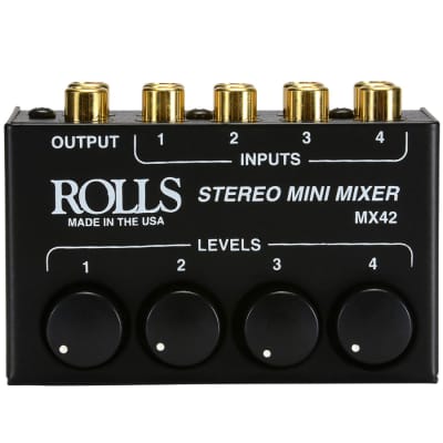 Rolls MX42 4-Channel Passive Stereo Mixer