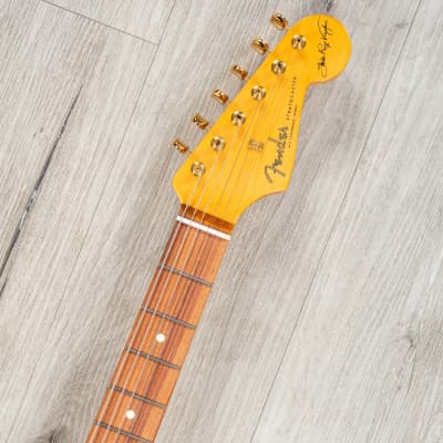 Fender Stevie Ray Vaughan Stratocaster Guitar, Pau Ferro Fingerboard, 3-Color Sunburst image 14
