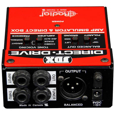 Radial Engineering JDX Direct-Drive Amp Simulator and DI Box Guitar Effects image 2