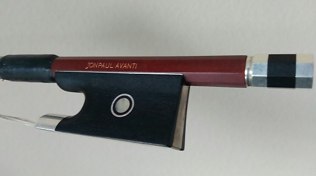 JonPaul Avanti Silver Mounted Carbon Fiber Violin Bow USA