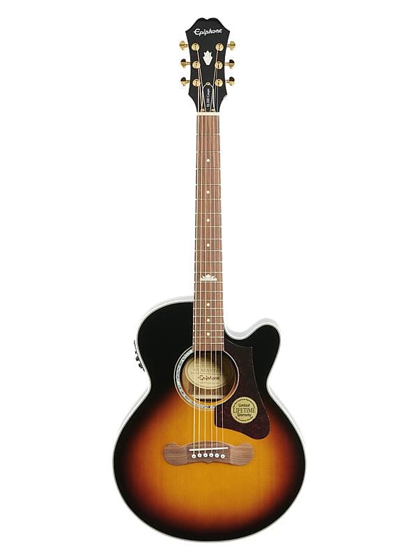 Epiphone EJ200 SCE Coupe Travel Acoustic Electric Vintage | Reverb