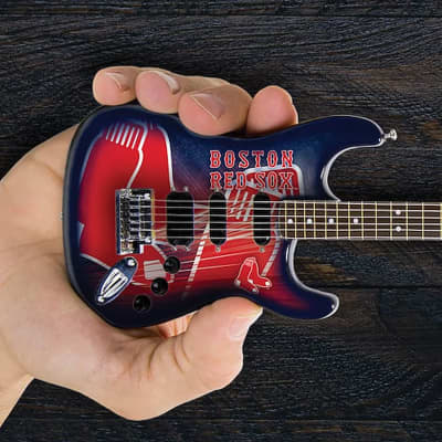 Boston Red Sox 10" Collectible Mini Guitar image 2