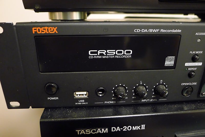 Fostex Pro Master Recorder shops (CR500) CD-R/RW