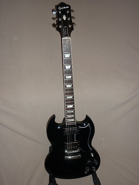 Epiphone sg with gibson shop truss rod cover
