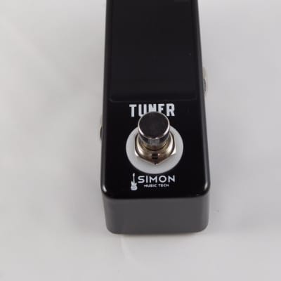 Simon Music Tech Tuner Pedal (True Bypass) for electric guitar SMT-910 black (Ship from USA) image 4