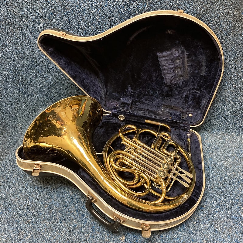 Conn 1962 6D Double French Horn Convertible w/ extra Slide Reverb