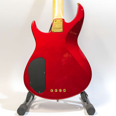 1991 Aria Pro II Viper Series Bass Electric Bass - MIJ - Red image 5