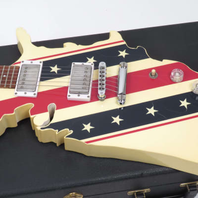 Gibson Map Guitar 1985 Super Rare Stars and Stripes Finish with Case and Paperwork 1 of 9 made! image 10