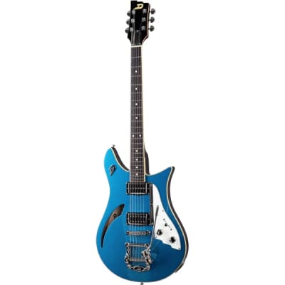Duesenberg Double Cat Semi-Hollow Guitar DDC-CTB - Catalina Blue for sale