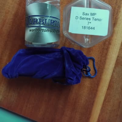 Warburton D series 7* tenor sax mouthpiece - Hard rubber image 2