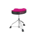 Tama 1st Chair Glide Rider Hydraulix Drum Throne Pink Cloth