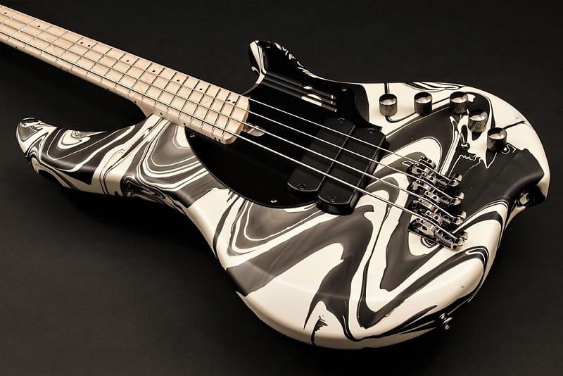 PRE-ORDER Dingwall NG3 Ducati Matte White Swirl (Discontinued Color!) 4, 5, or 6 String - 4 String image 1