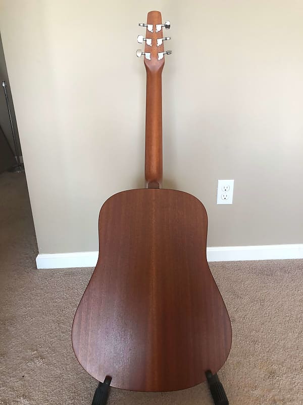 Seagull S6 Mahogany Cedar Acoustic Guitar w Hard Shell Case Reverb