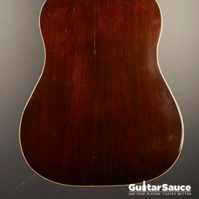 Gibson J-45 Sunburst 1946 Original Vintage Excellent Condition (cod.1340VG) image 12