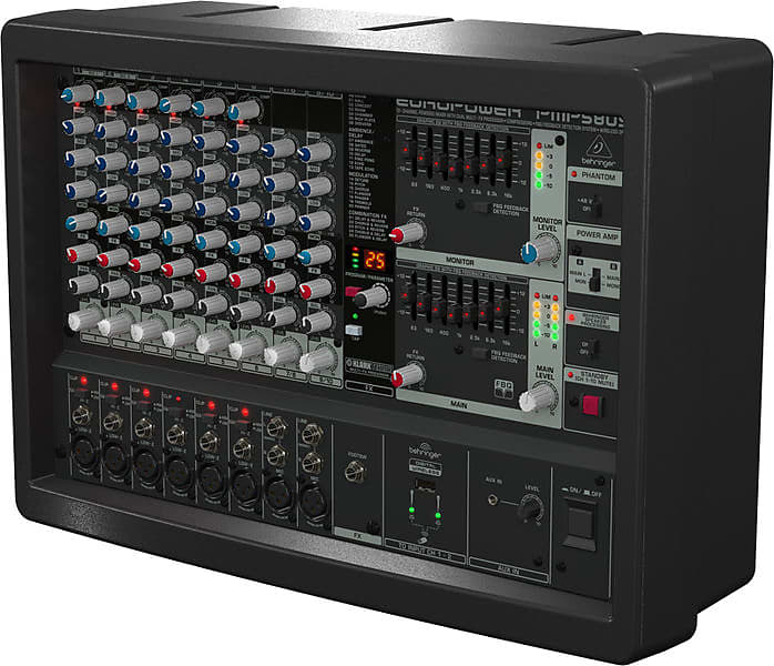 Behringer Europower PMP580S 500-Watt 10-Channel Powered Mixer image 1