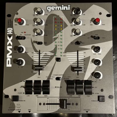 Old School Gemini PMX-2001 4 Channel DJ Preamp/Mixer/Equalizer