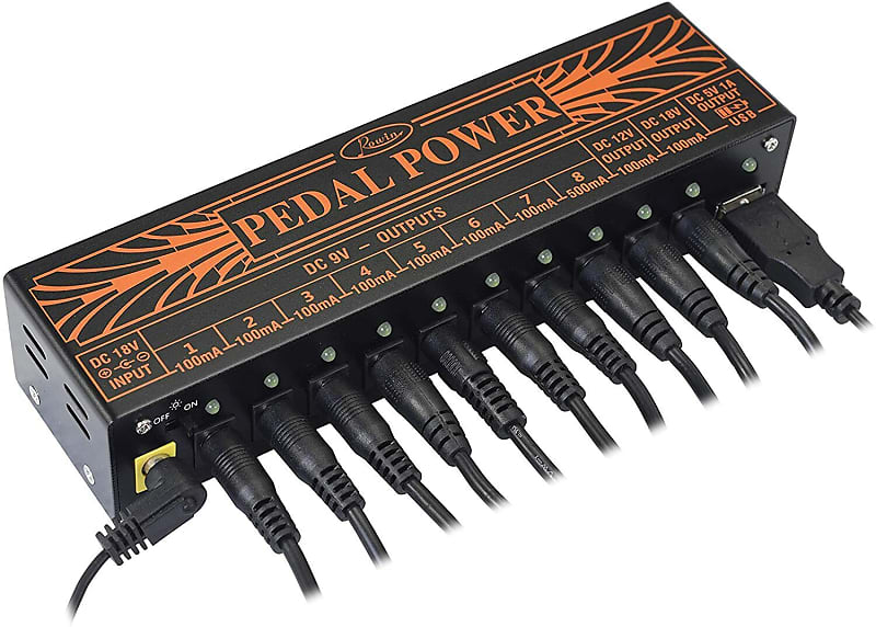 Guitar Effect Pedal Board Power Supply Station 10 Isolated DC Reverb