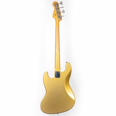 Fender 1964 Jazz Bass Shoreline Gold image 5