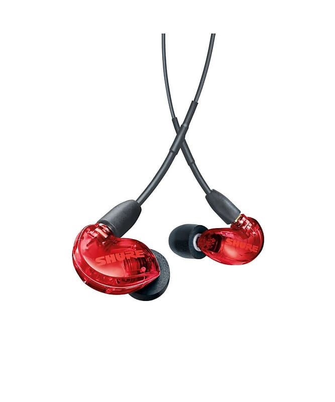 Shure SE215SPE-RD Professional Sound Isolating™ Earphones  			