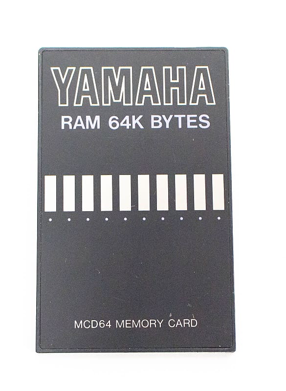 Yamaha MCD64 Memory Card RAM 64K Bytes | eBay