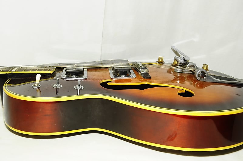 Guyatone SG-22T Bizarre Full Acoustic Electric Guitar Ref No