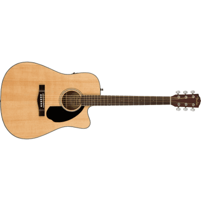 Fender Classic Design CD60SCE Solid Spruce Top Dreadnought Acoustic-Electric Guitar for sale