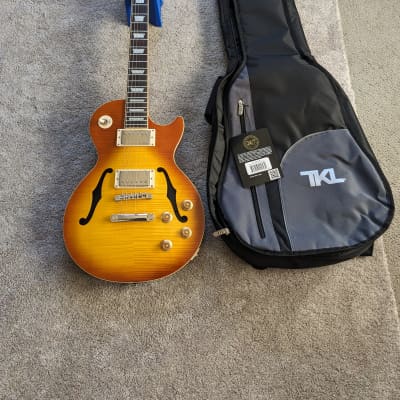 Epiphone レスポール FLORENTINE 美品 虎目 Fホールエレキギター