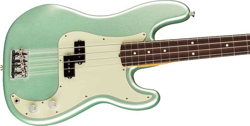 Fender American Professional II Precision Bass®, Rosewood Fingerboard, Mystic Surf Green image 1