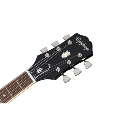 Epiphone Jim James Signature ES-335 Semi-Hollow Body Guitar - Seventies Walnut image 9