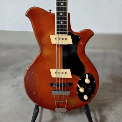 Hoyer "Typ 34" True Vintage early 60s West-Germany. First Ever Hoyer Solid Body Bass image 2