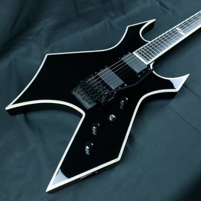 B.C. Rich Warlock NJ Deluxe 2009 Onyx Neck Thru Floyd Rose
