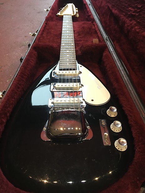 Phantom Guitarworks Teardrop 12 String Electric Black Guitar